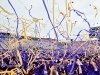 Oranje werplinten brengen extra sfeer op evenementen