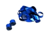 Blauwe metallic streamers