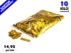 Goud metallic slowfall papieren confetti bestel je voordelig in bulkverpakking bij Partyvuurwerk