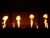 Vlameffecten op een podium door middel van een Stage Flame vlammenwerper
