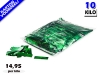 Groen metallic slowfall papieren confetti bestel je voordelig in bulkverpakking bij Partyvuurwerk