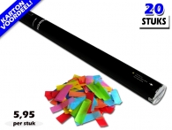 De voordeligste 80 centimeter confetti shooters bestel je online per doos op Partyvuurwerk. Nergens goedkoper!
