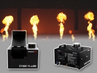 Stage Flame machines voor podiumvlammen huur je  eenvoudig op Partyvuurwerk.nl