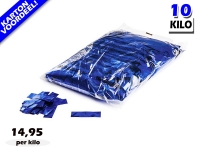 Blauw metallic slowfall papieren confetti bestel je voordelig in bulkverpakking bij Partyvuurwerk