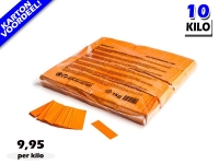 Oranje slowfall papieren confetti bestel je voordelig in bulkverpakking bij Partyvuurwerk