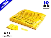 Gele slowfall papieren confetti bestel je voordelig in bulkverpakking bij Partyvuurwerk